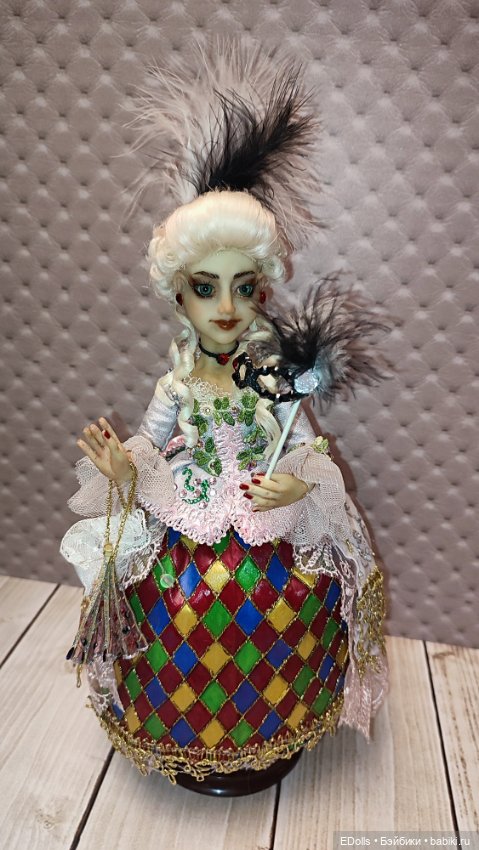 Коломбина — Лепка авторских игрушек и папье (фото 4)