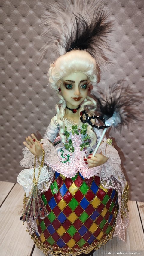 Коломбина — Лепка авторских игрушек и папье (фото 9)