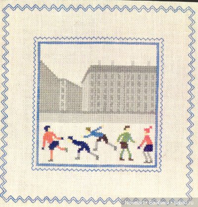 Вышитый крестиком календарь 1962г. Схемы (фото 2)