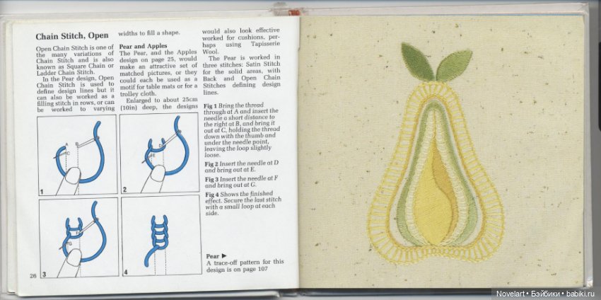 Вышивка в свободном стиле. Схемы стежков с примерами. Часть 1