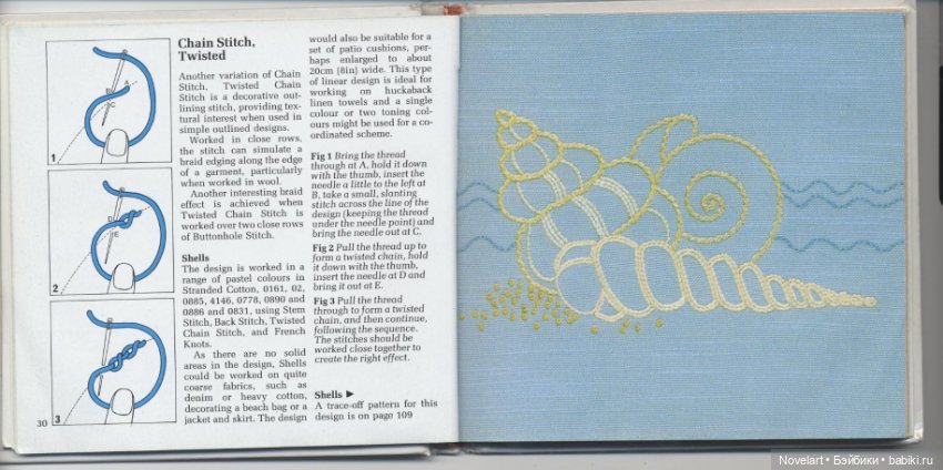 Вышивка в свободном стиле. Схемы стежков с примерами. Часть 1