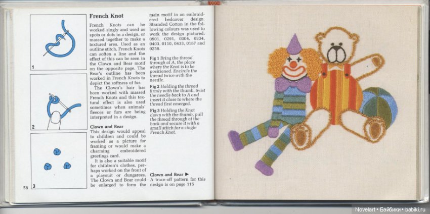 Вышивка в свободном стиле. Схемы стежков с примерами. Часть 1