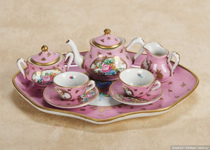 Столовые сервизы — Всё об антикварных куклах: история (фото 7)