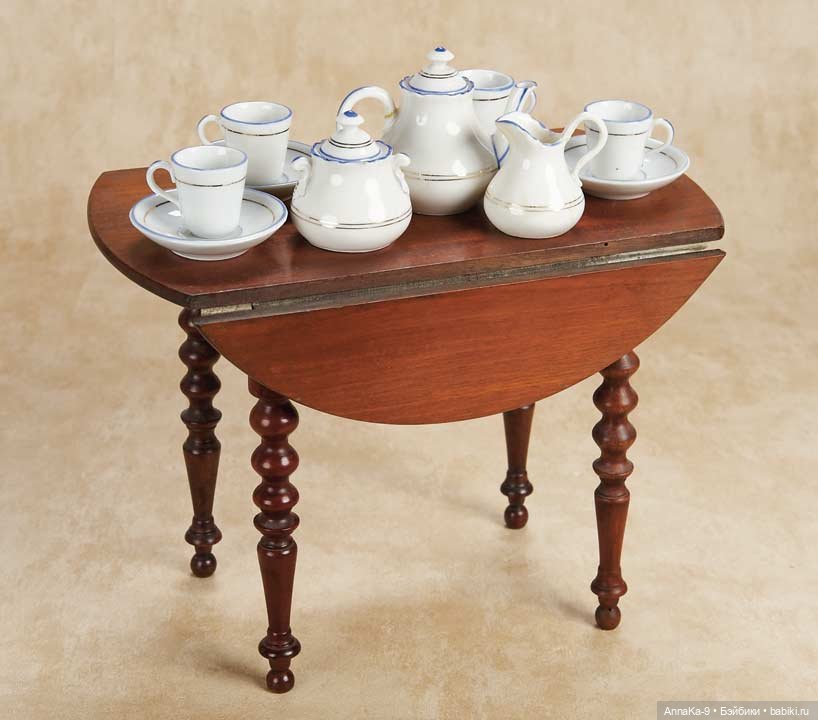 Столовые сервизы — Всё об антикварных куклах: история