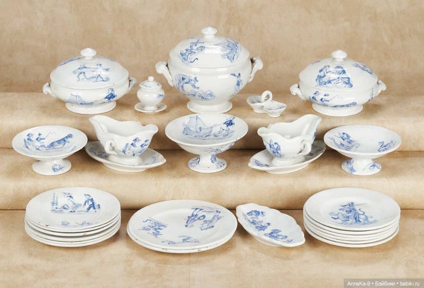 Столовые сервизы — Всё об антикварных куклах: история