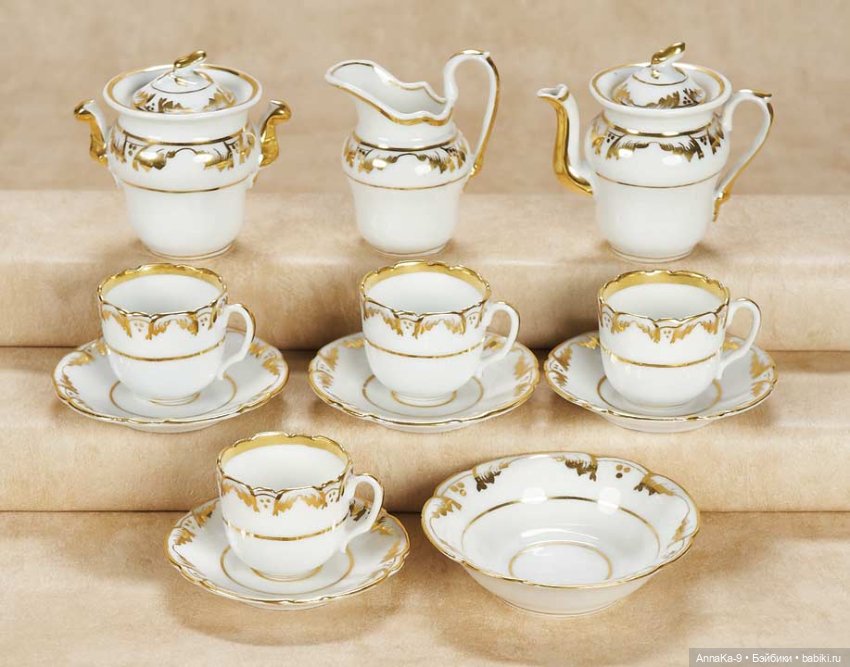 Столовые сервизы — Всё об антикварных куклах: история (фото 8)