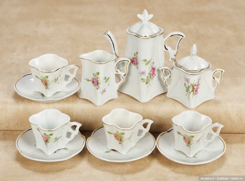 Столовые сервизы — Всё об антикварных куклах: история (фото 5)