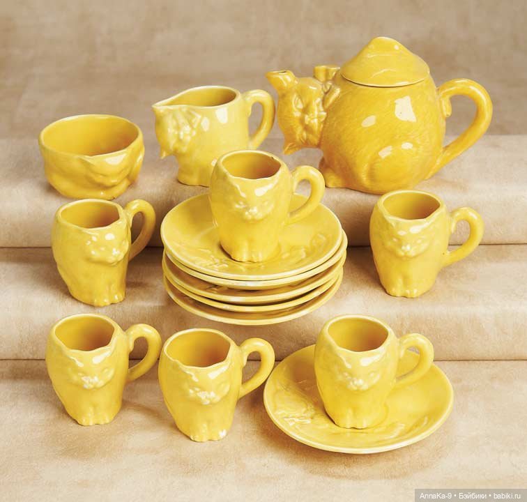 Столовые сервизы — Всё об антикварных куклах: история