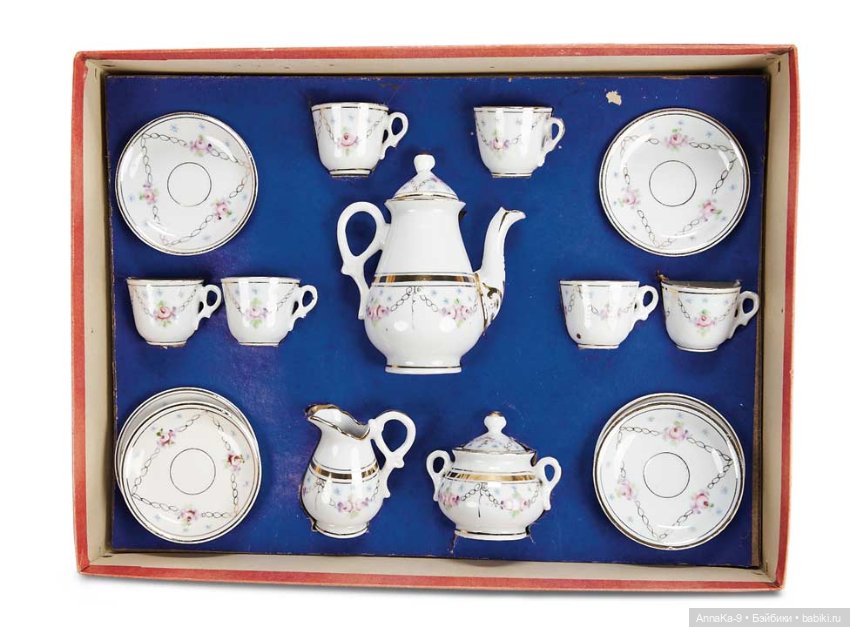 Столовые сервизы — Всё об антикварных куклах: история