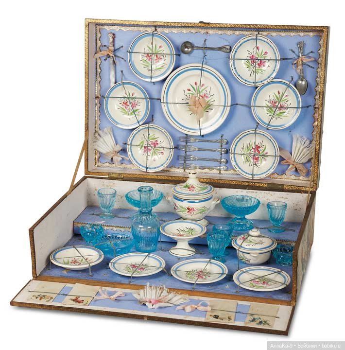 Столовые сервизы — Всё об антикварных куклах: история
