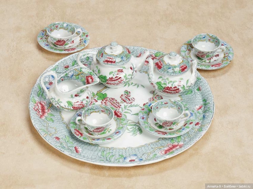 Столовые сервизы — Всё об антикварных куклах: история