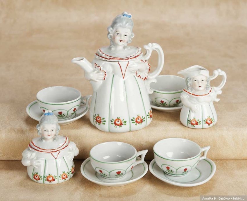 Столовые сервизы — Всё об антикварных куклах: история (фото 3)
