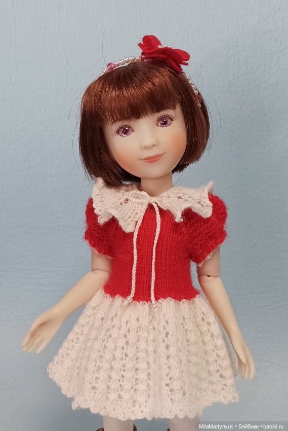 Мои девчонки — Вязание одежды для кукол: бесплатные схемы спицами и крючком (фото 9)