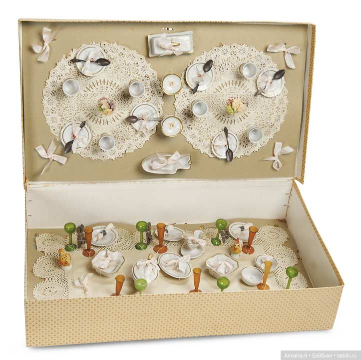 Столовые сервизы — Всё об антикварных куклах: история