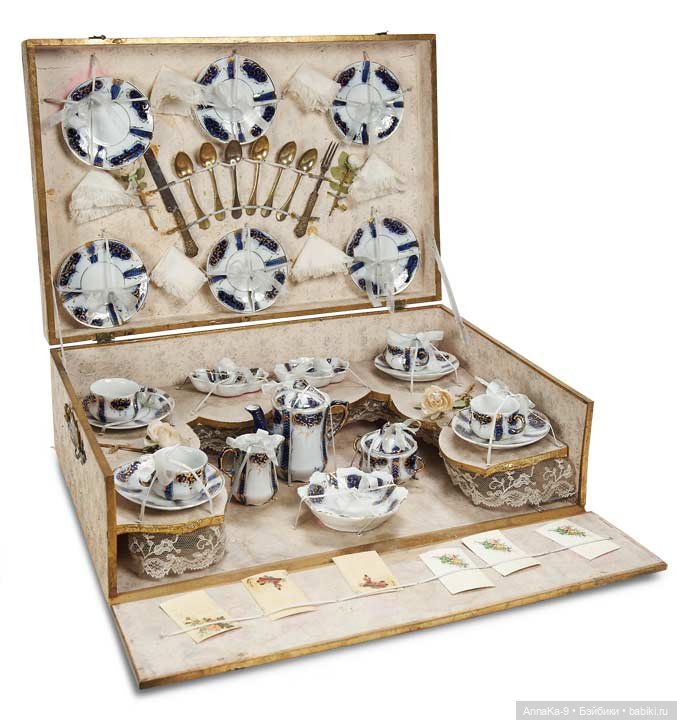 Столовые сервизы — Всё об антикварных куклах: история