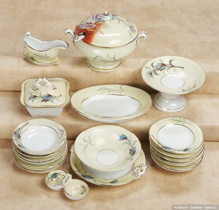 Столовые сервизы — Всё об антикварных куклах: история