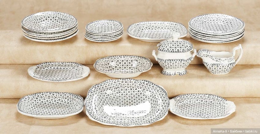 Столовые сервизы — Всё об антикварных куклах: история
