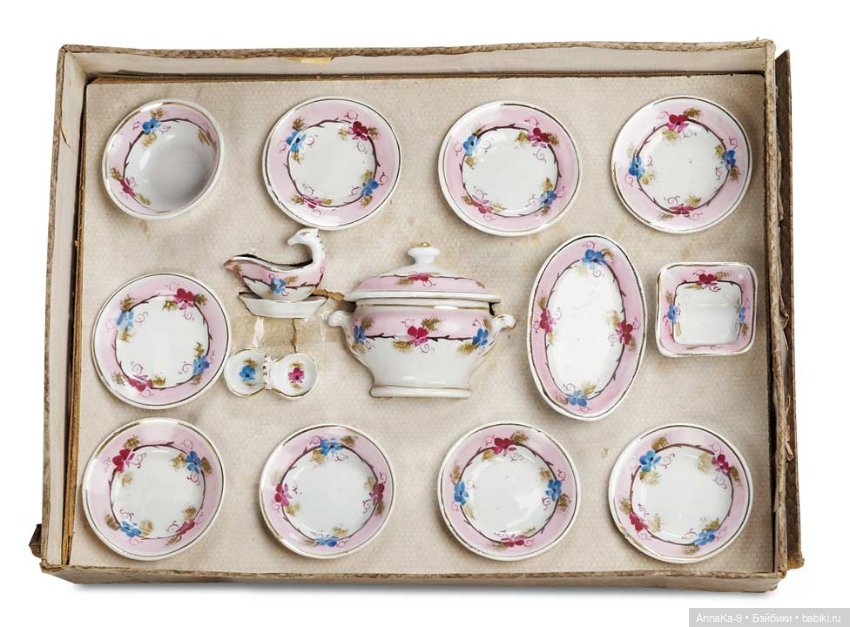 Столовые сервизы — Всё об антикварных куклах: история