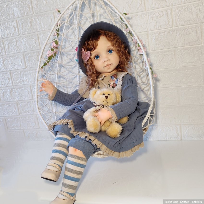 Текстильная кукла Стефани
