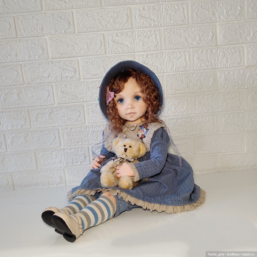 Текстильная кукла Стефани (фото 6)
