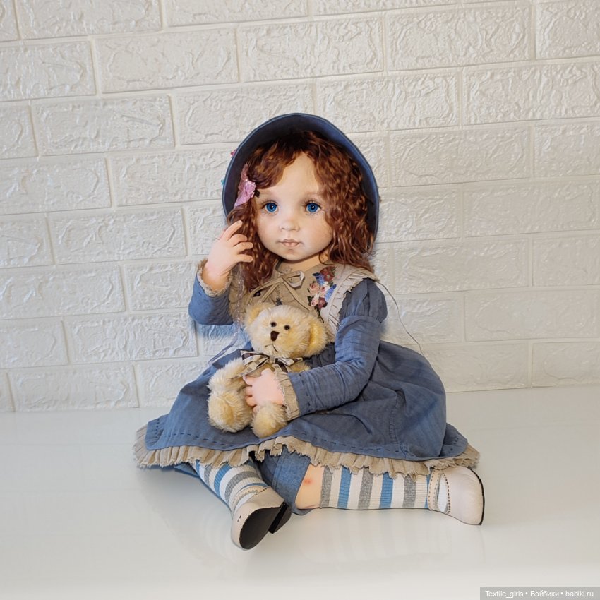 Текстильная кукла Стефани (фото 3)