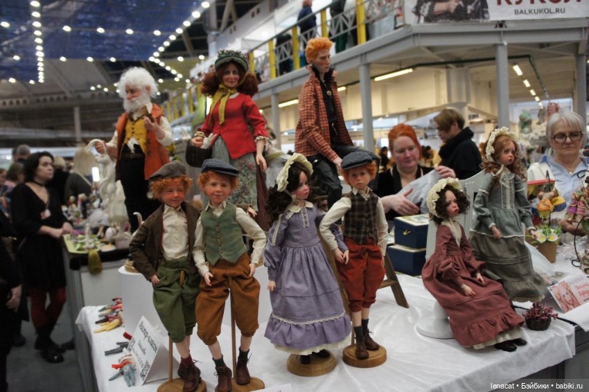 Весенний бал кукол на Тишинке. Март 2025г. Фото репортаж с выставки. Часть 3