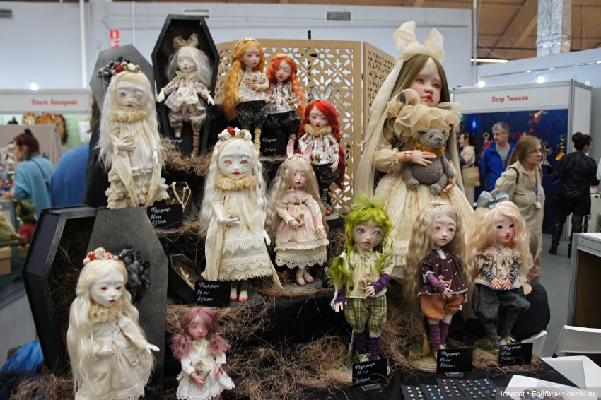 Весенний бал кукол на Тишинке. Март 2025г. Фото репортаж с выставки. Часть 1