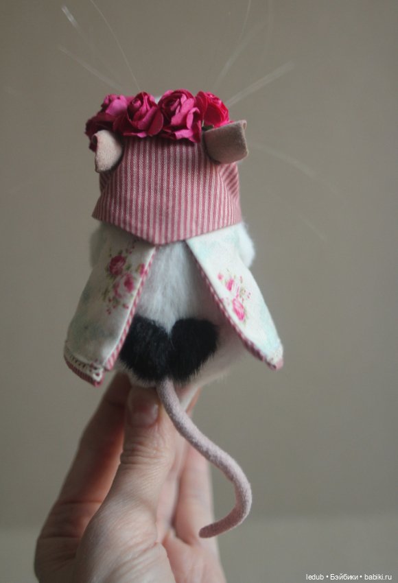 Мышки-малышки — Игрушки в смешанной технике (мех и глина): Арт