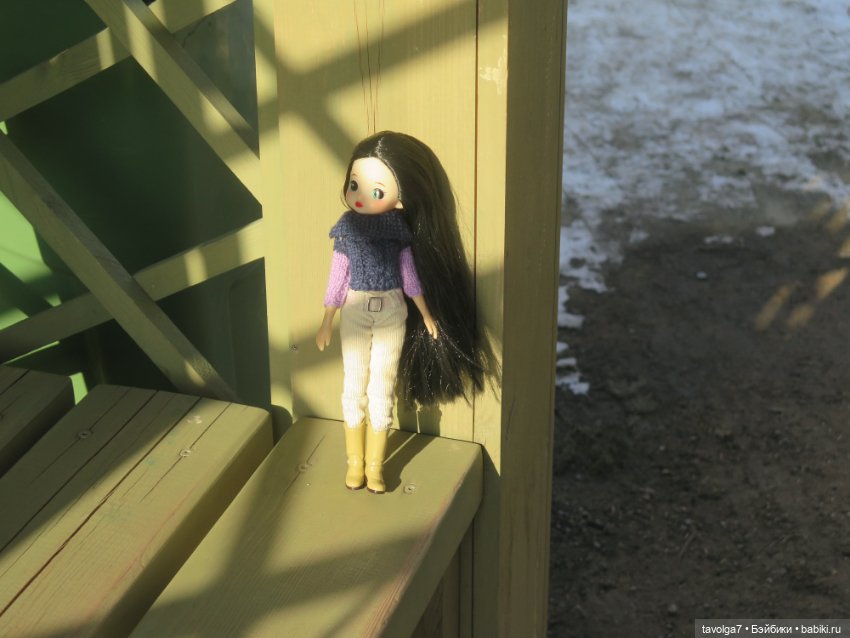 Три очень модных феечки... в Аптекарском Огороде в последний день зимы