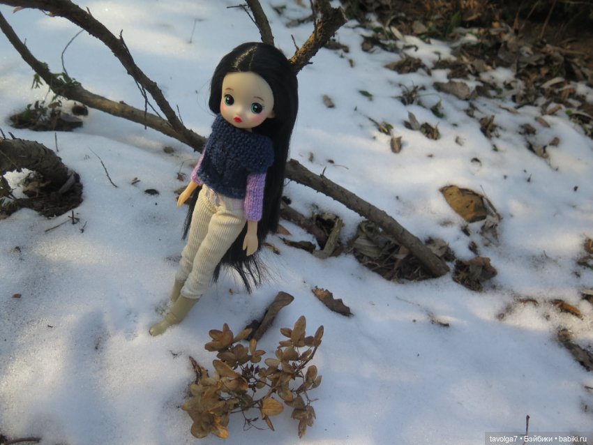 Три очень модных феечки... в Аптекарском Огороде в последний день зимы