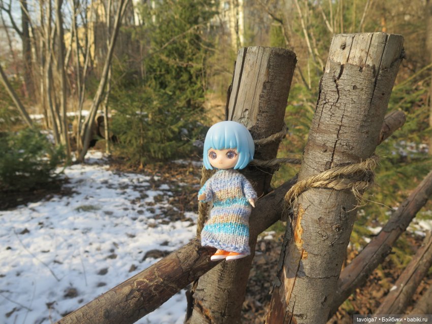 Три очень модных феечки... в Аптекарском Огороде в последний день зимы (фото 2)