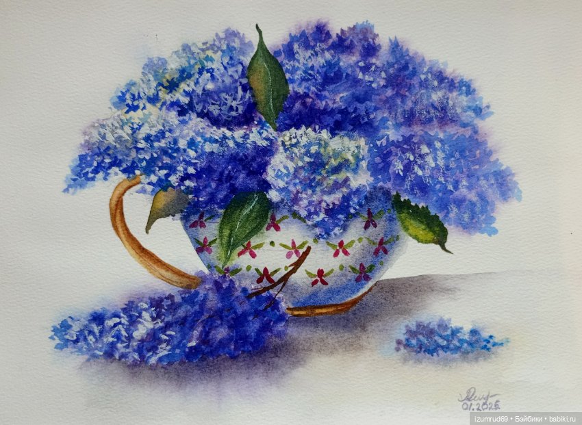 Я рисую цветы! С праздником 8 Марта