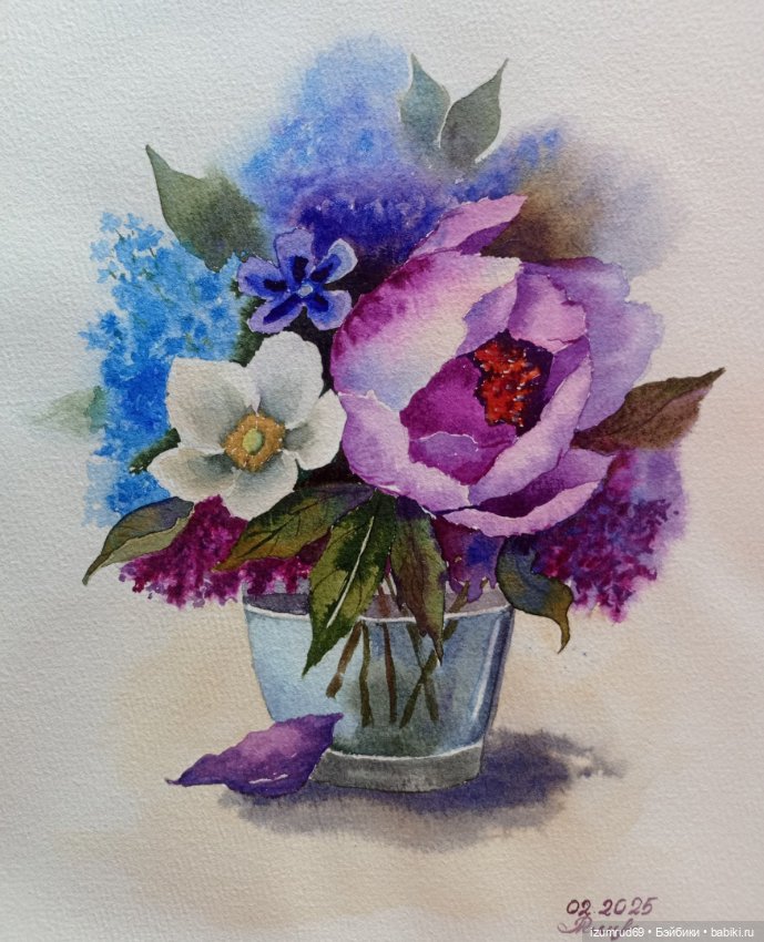 Я рисую цветы! С праздником 8 Марта