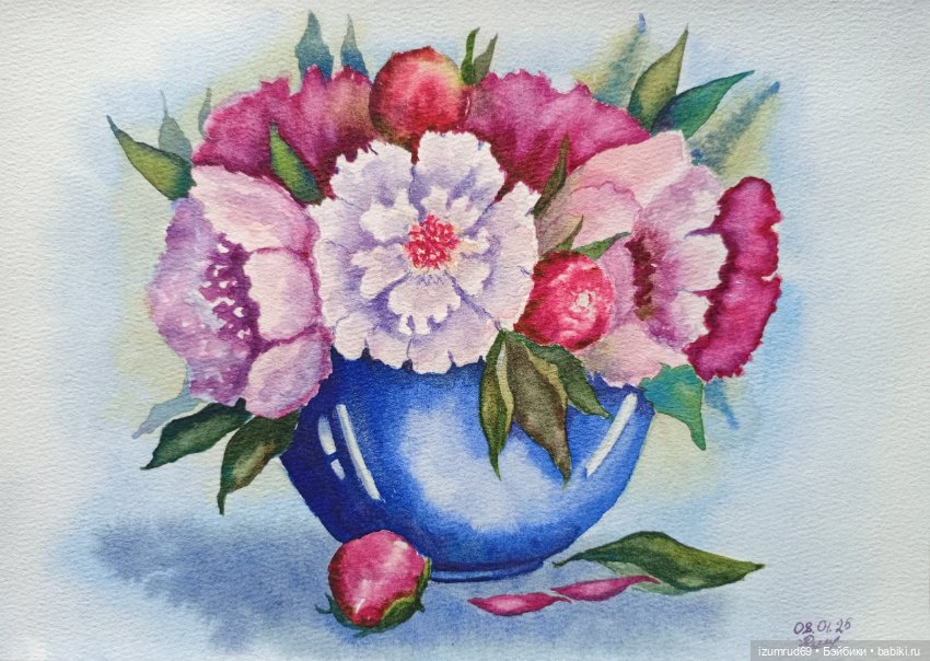 Я рисую цветы! С праздником 8 Марта