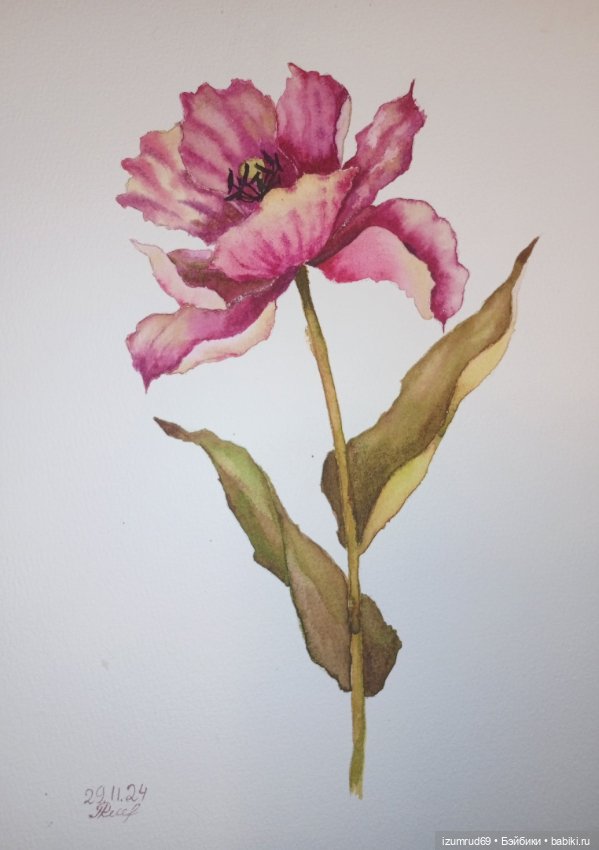 Я рисую цветы! С праздником 8 Марта