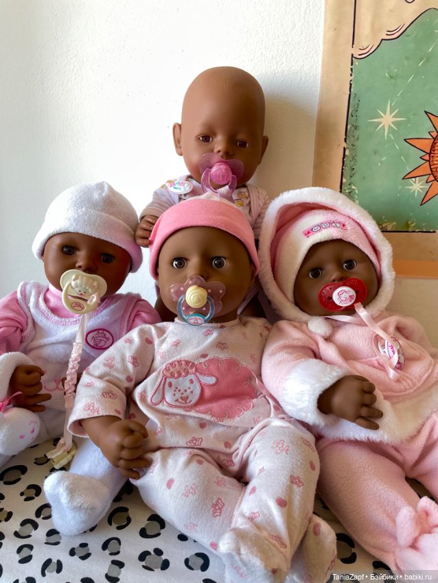 Шоколадочки Zapf — Пупсы Baby Born и Baby Annabell (Zapf): интерактивные