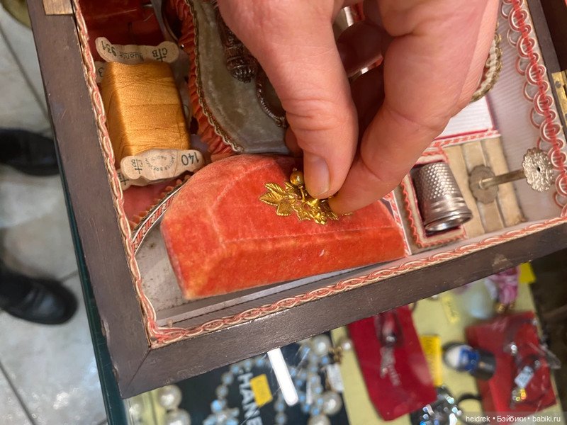 Шкатулка для рукоделия и шитья эпохи Наполеона 3, Франция (фото 5)