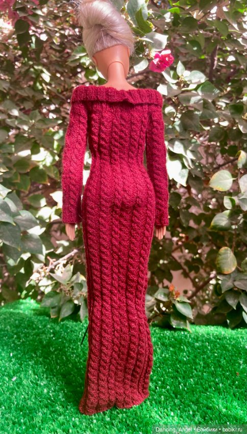 Платье для Барби — Одежда и обувь для кукол своими руками: фото (фото 6)