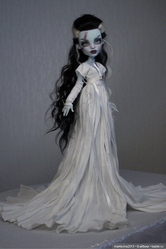Леди Франкенштейн ООАК — ООАК Monster High и Ever After High: репейнт (фото 6)