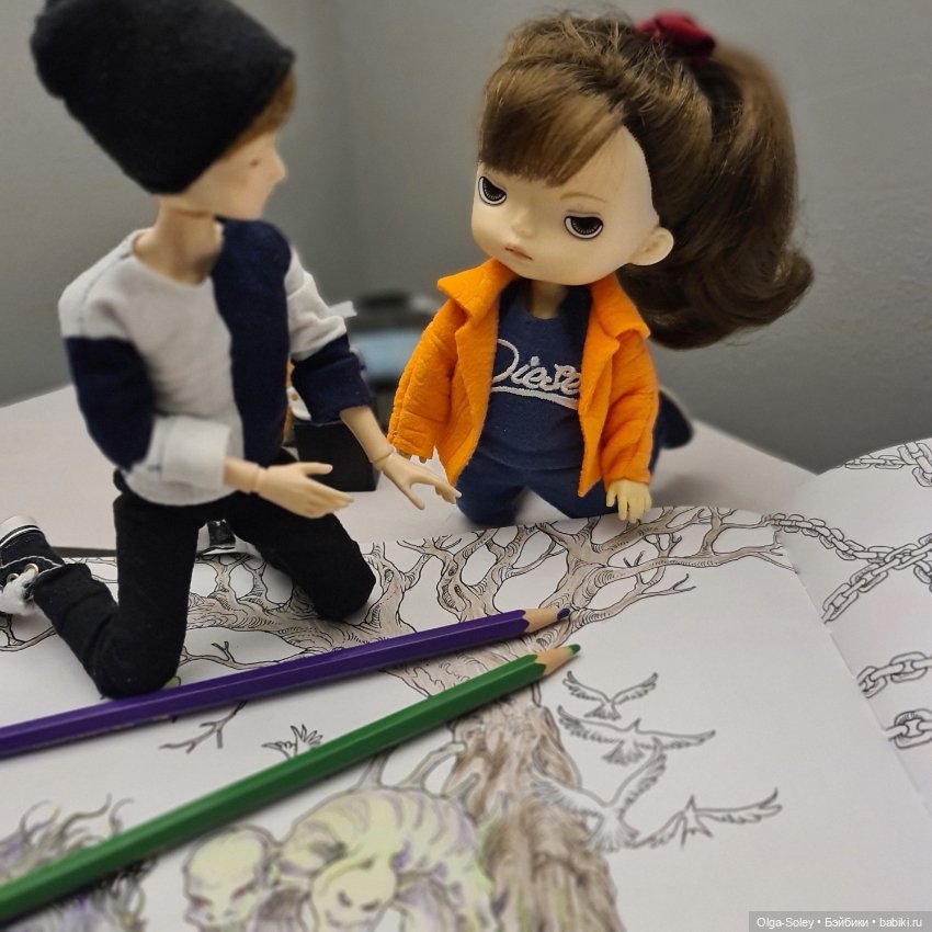 В коробке с карандашами — Куклы Xiaomi Monst (Сяоми) и Pipitom: шарнирные (фото 8)