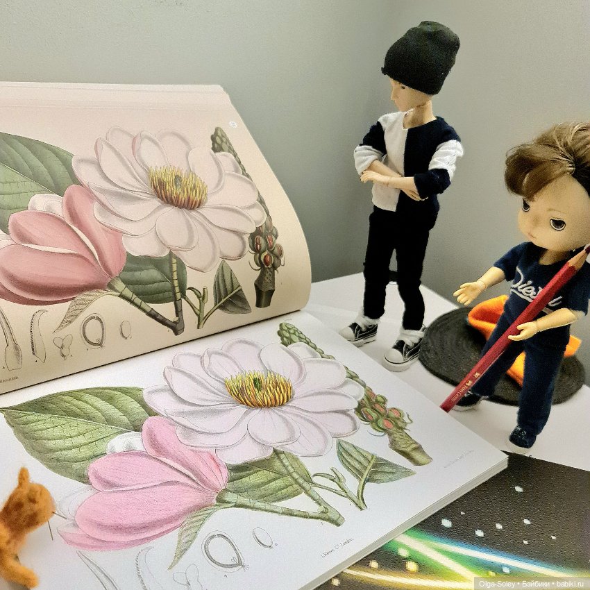 В коробке с карандашами — Куклы Xiaomi Monst (Сяоми) и Pipitom: шарнирные