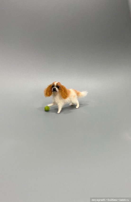 Спаниель — Валяные игрушки из шерсти: сухое валяние (фото 4)