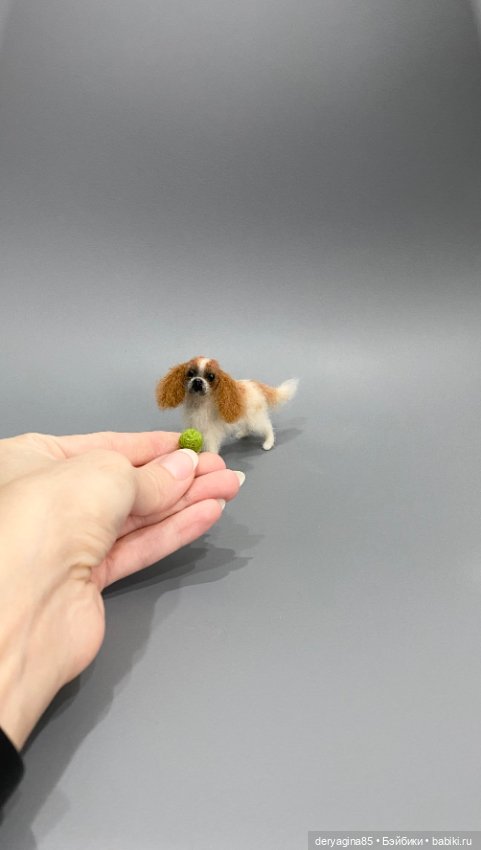 Спаниель — Валяные игрушки из шерсти: сухое валяние (фото 5)