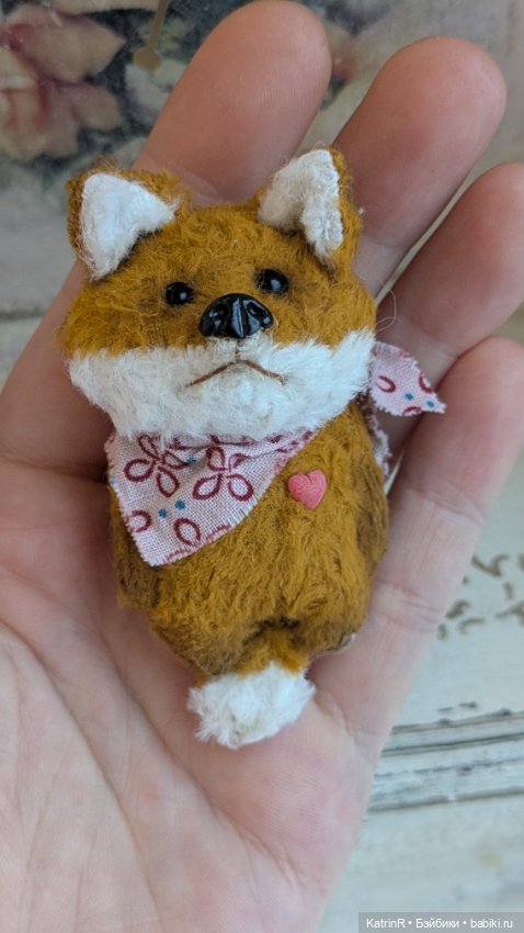 Лисёнок брошь — Авторские мишки Тедди и друзья: фото (фото 2)