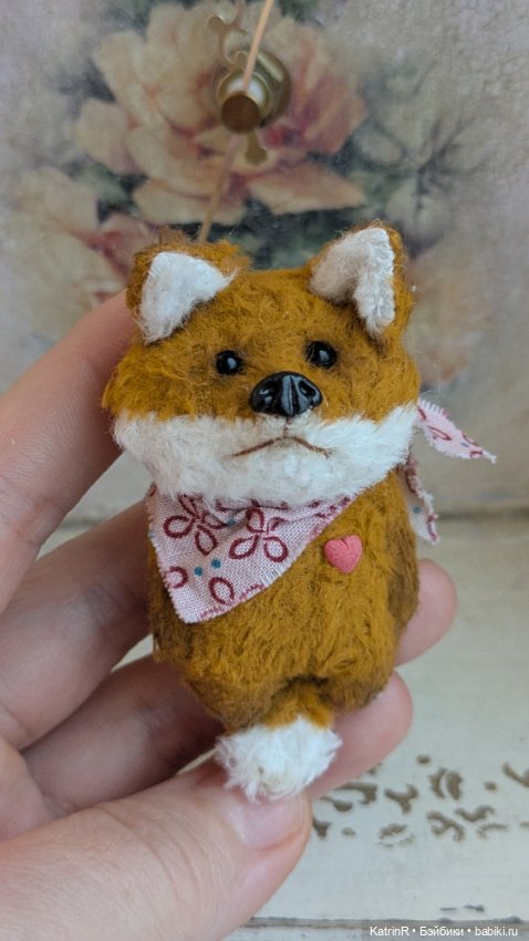 Лисёнок брошь — Авторские мишки Тедди и друзья: фото (фото 3)