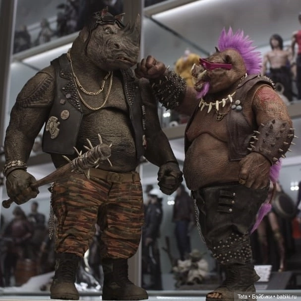 Фигурки Бибопа и Рокстеди от Threezero