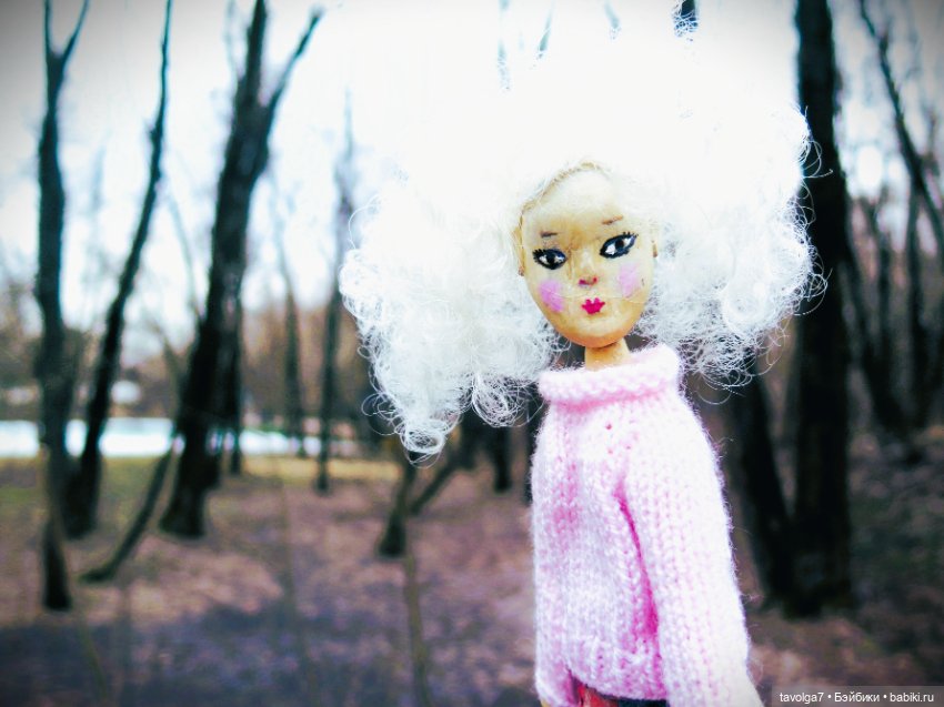 Авторская деревянная кукла по мотивам Mamzelle de Paris (фото 2)