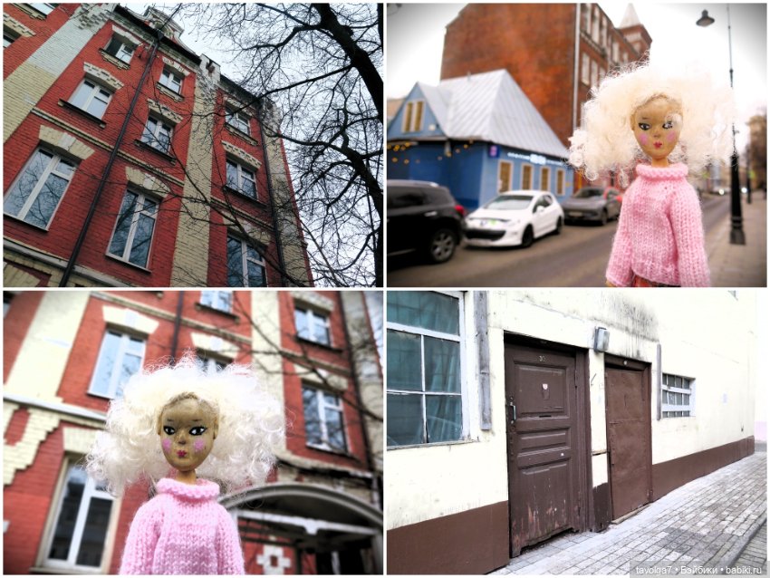 Авторская деревянная кукла по мотивам Mamzelle de Paris