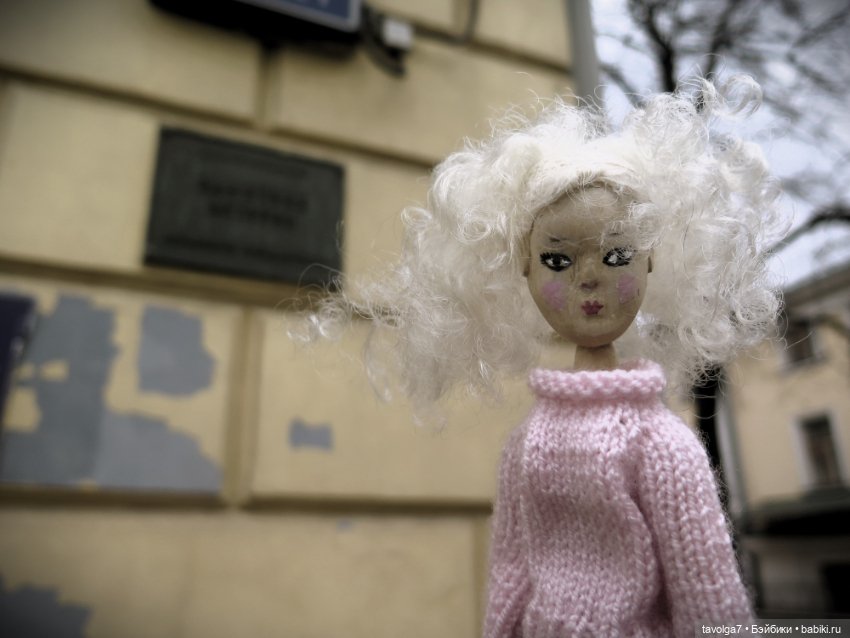 Авторская деревянная кукла по мотивам Mamzelle de Paris (фото 10)