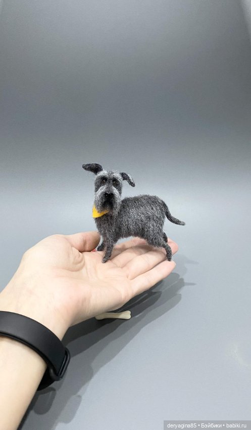 Бобик — Валяные игрушки из шерсти: сухое валяние (фото 7)
